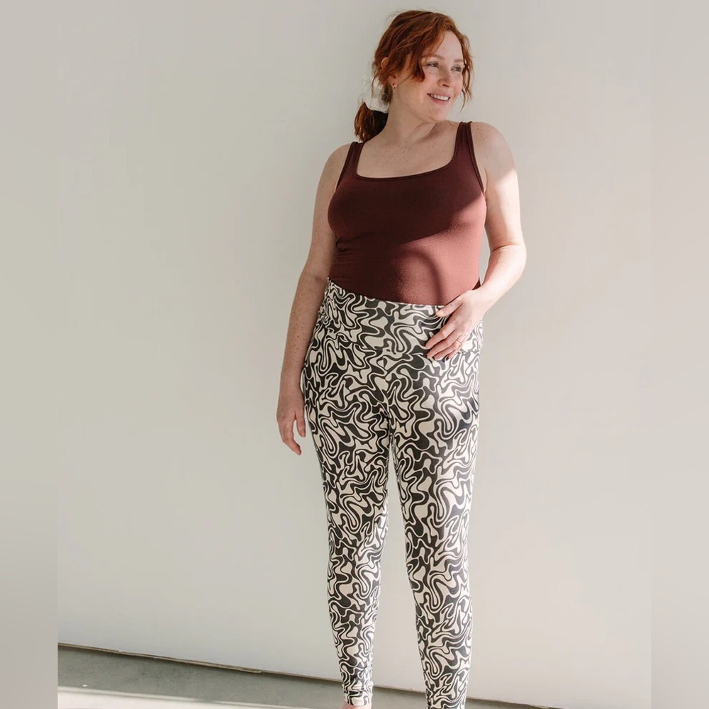 Storq Daily Tank Size 2 in Cocoa - Maternity and Postpartum Stretchy Top